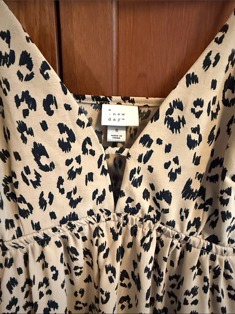 a new day Leopard-Print Maxi Dress in Beige and Black - Picture 3 of 5